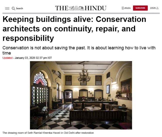 Keeping buildings alive: Conservation architects on continuity, repair, and responsibility