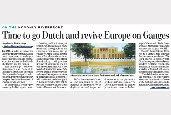 Going Dutch to revive Chinsurah, India’s Europe on Ganges