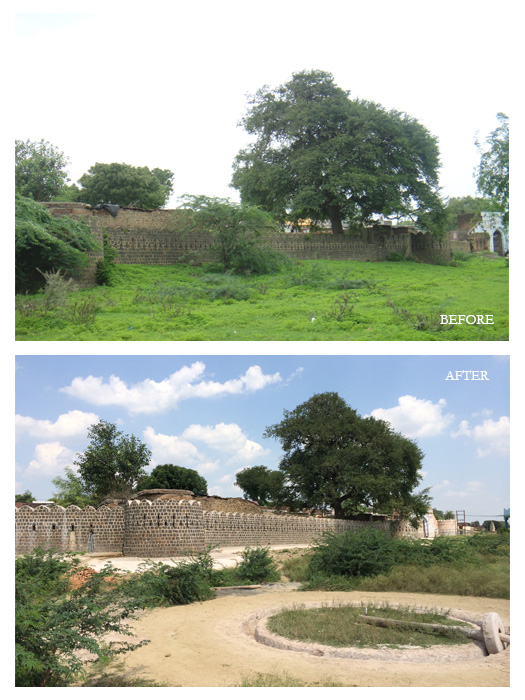 Restoration of Madhipur Fort Distt Ujjain, Madhya Pradesh
